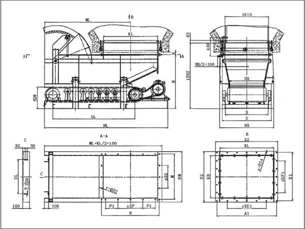 扇形閥門帶式（甲帶）給料機(jī)的承載能力較強(qiáng)、噪音低、整機(jī)使用壽命長